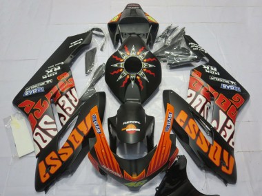Compra Carenados Moto Honda CBR1000RR 2004-2005 - Negro Mate Naranja Rossi