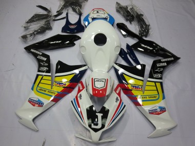 Compra Carenados Moto Honda CBR1000RR 2012-2016 - Blanco Amarillo Negro Brillante