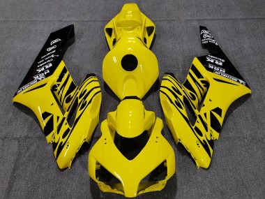 Compra Carenados Moto Honda CBR1000RR 2004-2005 - Amarillo Negro Brillante Llama