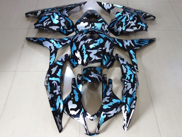 Compra Carenados Moto Honda CBR600RR 2009-2012 - Blanco Azul Camouflage
