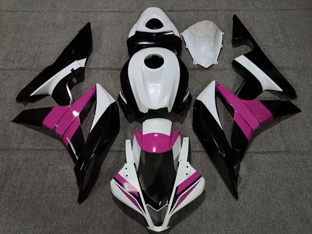 Compra Carenados Moto Honda CBR600RR 2007-2008 - Blanco Rosa Negro Brillante