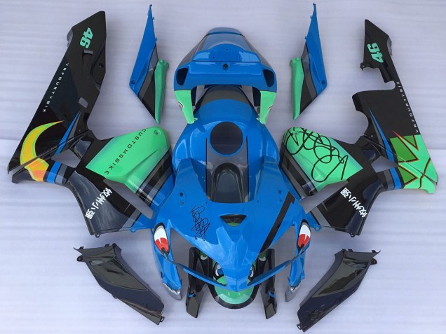 Compra Carenados Moto Honda CBR600RR 2005-2006 - Azul Verde Negro Tiburón