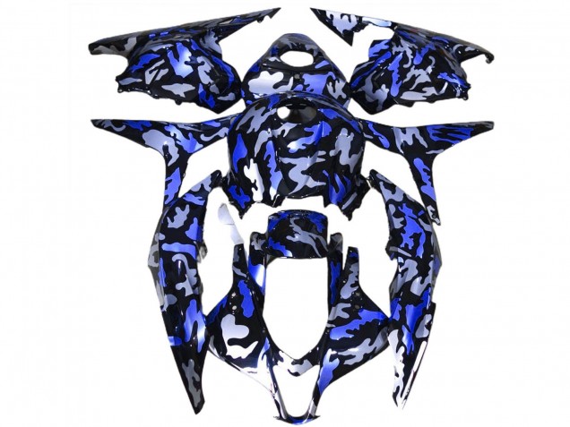 Compra Carenados Moto Honda CBR600RR 2009-2012 - Azul Blanco Camouflage