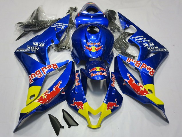 Compra Carenados Moto Honda CBR600RR 2007-2008 - Azul Amarillo Rojo Bull