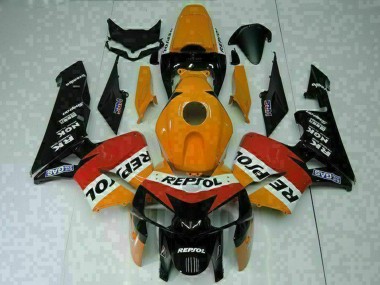 Compra Carenados Moto Honda CBR600RR 2005-2006 - Naranja Blanco Rojo Negro Repsol