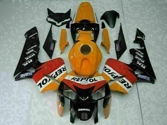 Compra Carenados Moto Honda CBR600RR 2005-2006 - Naranja Blanco Rojo Negro Repsol