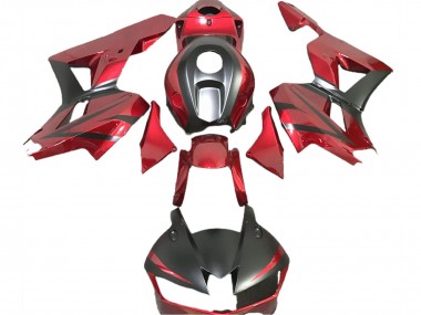 Compra Carenados Moto Honda CBR600RR 2013-2023 - Rojo Profundo Negro Mate