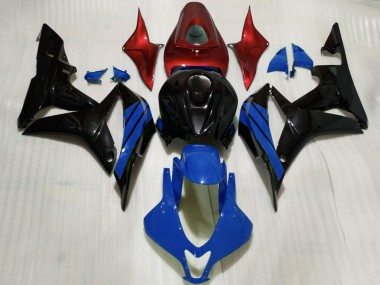 Compra Carenados Moto Honda CBR600RR 2007-2008 - Rojo Azul Negro Brillante