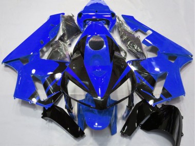 Compra Carenados Moto Honda CBR600RR 2005-2006 - Azul Negro Brillante Diseño