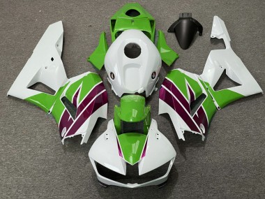Compra Carenados Moto Honda CBR600RR 2013-2023 - Blanco Verde Púrpura
