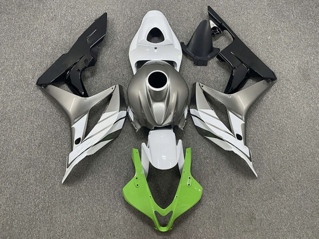 Compra Carenados Moto Honda CBR600RR 2007-2008 - Plata Blanco Verde Negro Brillante