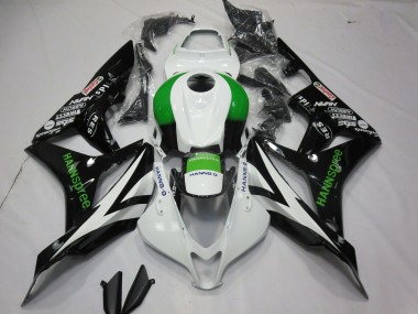 Compra Carenados Moto Honda CBR600RR 2007-2008 - Blanco Verde Negro Brillante Hannspree