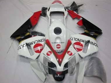 Compra Carenados Moto Honda CBR600RR 2003-2004 - Blanco Rojo Negro Brillante Konica Minolta