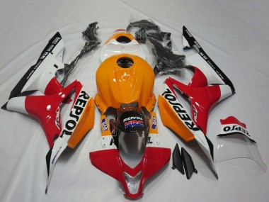 Compra Carenados Moto Honda CBR600RR 2007-2008 - Naranja Blanco Rojo Negro Brillante Repsol