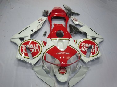 Compra Carenados Moto Honda CBR600RR 2003-2004 - Blanco Rojo Lucky Strike
