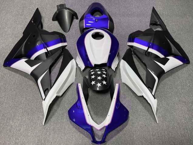 Compra Carenados Moto Honda CBR600RR 2009-2012 - Azul Oscuro Negro Mate Estrella