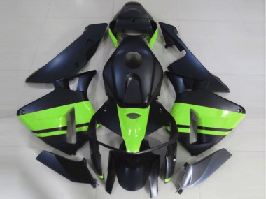 Compra Carenados Moto Honda CBR600RR 2005-2006 - Negro Mate Verde Claro