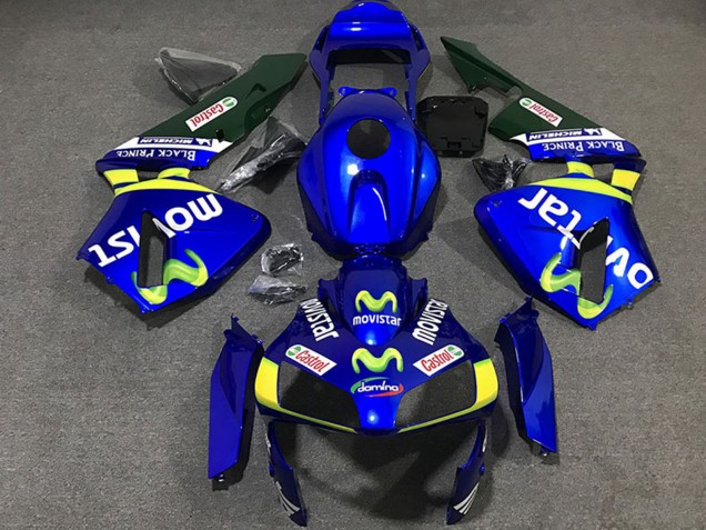 Compra Carenados Moto Honda CBR600RR 2003-2004 - Azul Amarillo Verde MoviStar