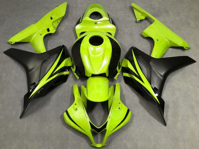 Compra Carenados Moto Honda CBR600RR 2007-2008 - Neon Amarillo Negro Mate OEM Estilo