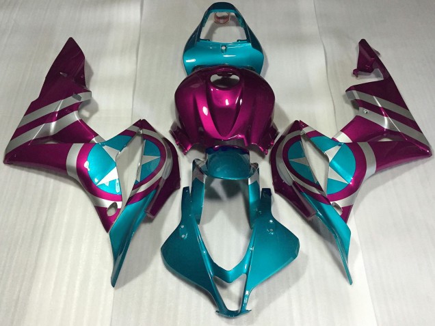 Compra Carenados Moto Honda CBR600RR 2007-2008 - Rosa Azul Captain America