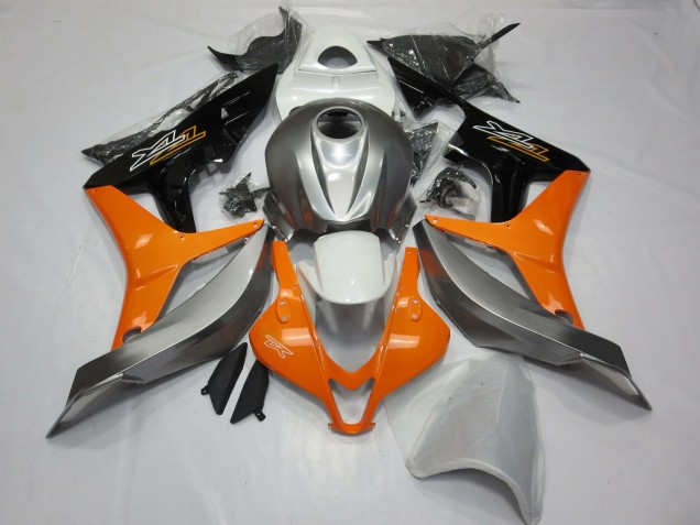 Compra Carenados Moto Honda CBR600RR 2007-2008 - Plata Naranja Negro Brillante