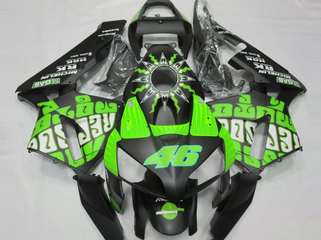 Compra Carenados Moto Honda CBR600RR 2003-2004 - Verde Negro Brillante Rossi Repsol