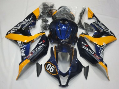 Compra Carenados Moto Honda CBR600RR 2007-2008 - Naranja Azul Negro Brillante