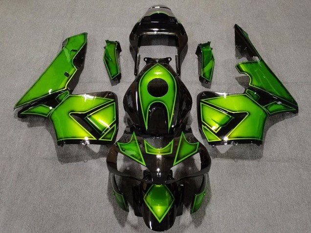 Compra Carenados Moto Honda CBR600RR 2003-2004 - Verde Negro Brillante