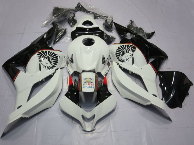 Compra Carenados Moto Honda CBR600RR 2009-2012 - Blanco Negro Brillante Tie Dye