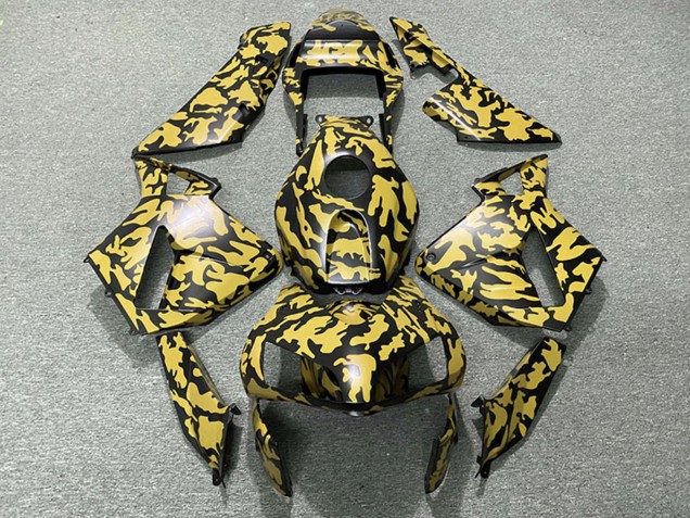 Compra Carenados Moto Honda CBR600RR 2003-2004 - Amarillo Negro Camouflage