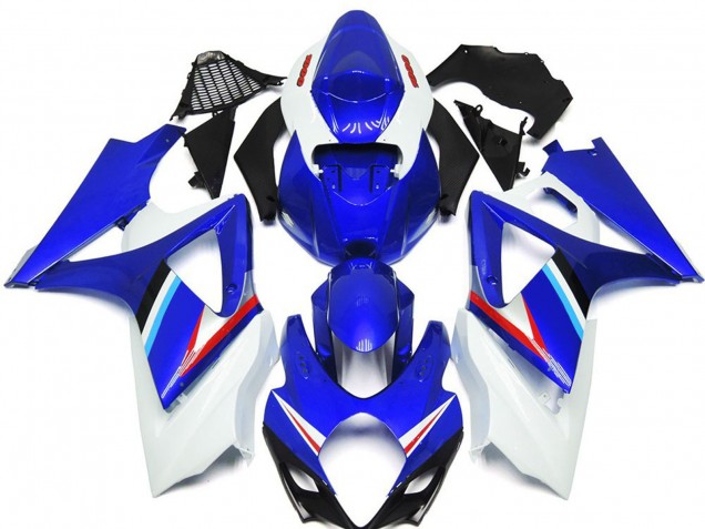 Compra Carenados Moto Suzuki GSXR 1000 2007-2008 - Azul Blanco Rojo Negro