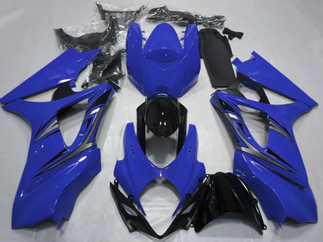 Compra Carenados Moto Suzuki GSXR 1000 2007-2008 - Azul Negro Brillante OEM Estilo