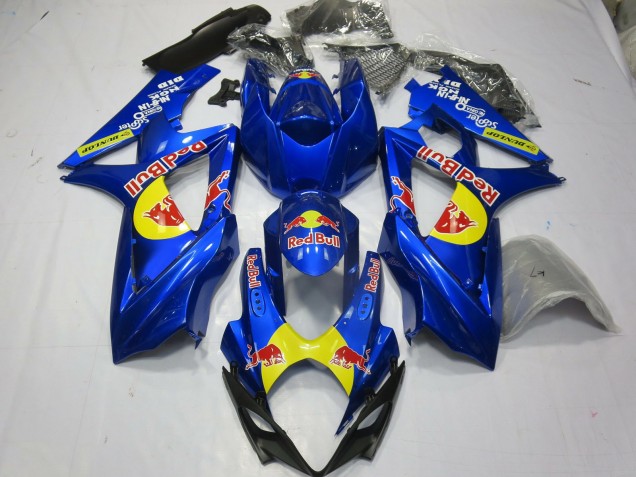 Compra Carenados Moto Suzuki GSXR 1000 2007-2008 - Azul Amarillo Rojo Bull