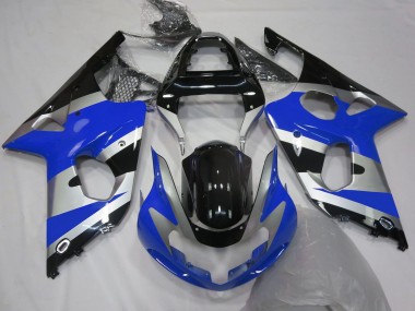 Compra Carenados Moto Suzuki GSXR 1000 2000-2002 - Azul Plata Negro OEM Estilo
