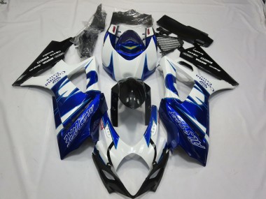 Compra Carenados Moto Suzuki GSXR 1000 2007-2008 - Blanco Azul Negro Corona Alstare