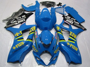Compra Carenado Moto Suzuki GSXR 1000 2007-2008 - Azul Oro Negro Rizla