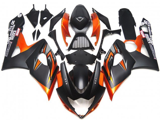 Compra Carenados Moto Suzuki GSXR 1000 2005-2006 - Naranja Negro