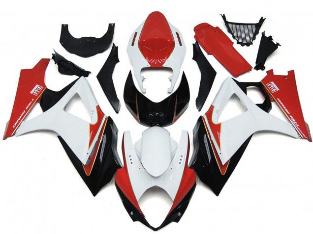 Compra Carenados Moto Suzuki GSXR 1000 2007-2008 - Blanco Rojo Negro