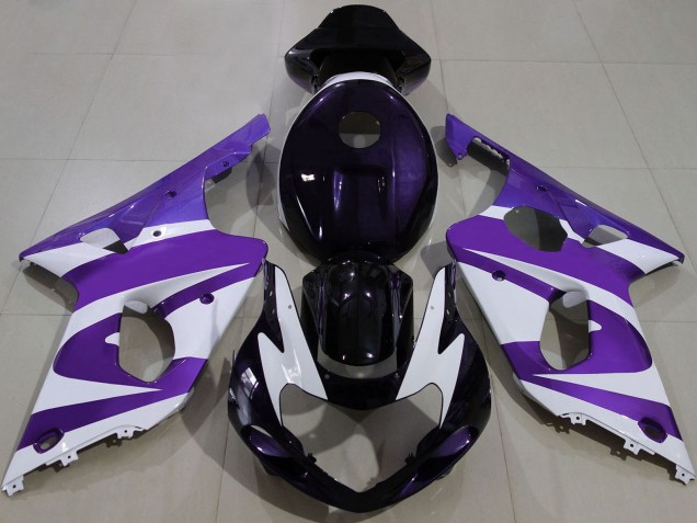 Compra Carenados Moto Suzuki GSXR 1000 2000-2002 - Púrpura Blanco Negro