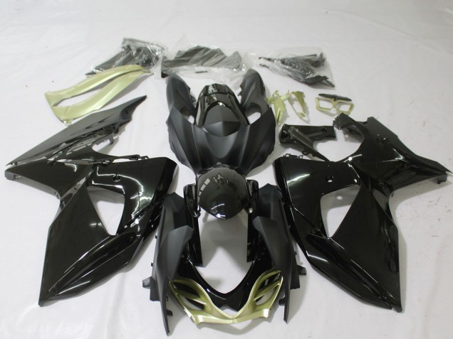 Compra Carenados Moto Suzuki GSXR 1000 2009-2016 - Negro Brillante Plata