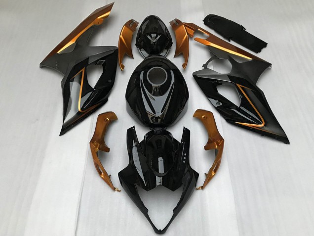 Compra Carenados Moto Suzuki GSXR 1000 2005-2006 - Negro Brillante Bronze
