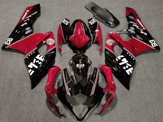 Compra Carenados Moto Suzuki GSXR 1000 2005-2006 - Rojo Negro Brillante Blanco