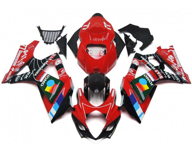 Compra Carenados Moto Suzuki GSXR 1000 2007-2008 - Rojo Negro Azul Blanco Amarillo