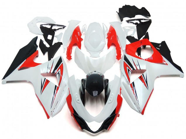 Compra Carenado Moto Suzuki GSXR 1000 2009-2016 - Blanco Rojo Negro