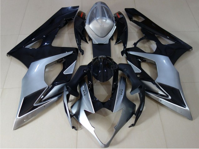 Compra Carenados Moto Suzuki GSXR 1000 2005-2006 - Negro Brillante Plata