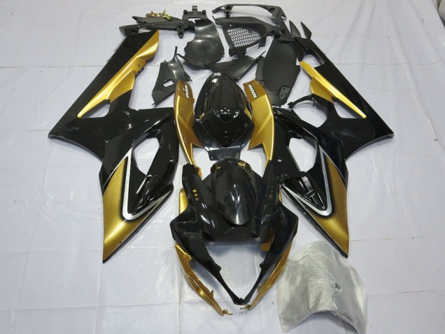 Compra Carenados Moto Suzuki GSXR 1000 2005-2006 - Oro Negro