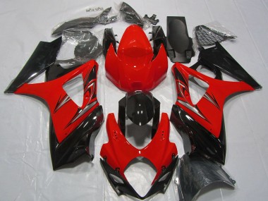 Compra Carenados Moto Suzuki GSXR 1000 2007-2008 - Rojo Negro Brillante