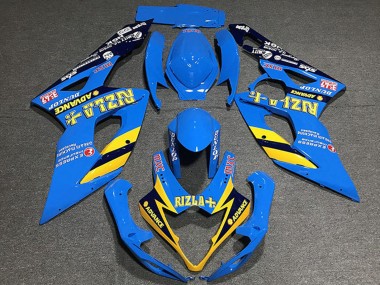 Compra Carenados Moto Suzuki GSXR 1000 2005-2006 - Azul Amarillo Negro Rizla