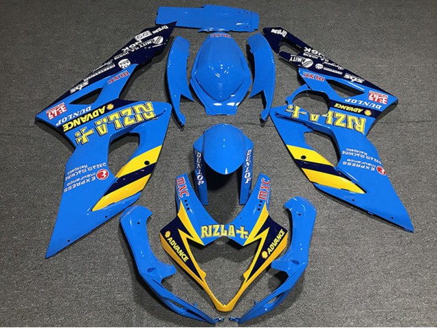 Compra Carenados Moto Suzuki GSXR 1000 2005-2006 - Azul Amarillo Negro Rizla