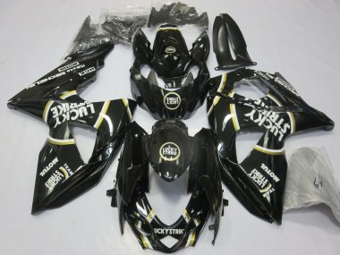 Compra Carenados Moto Suzuki GSXR 1000 2009-2016 - Negro Brillante Lucky Strike